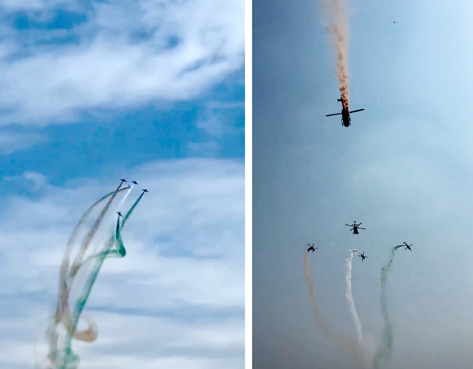 ‘Wings Over Ganges’: IAF showcases indigenous air power and tri-service ...